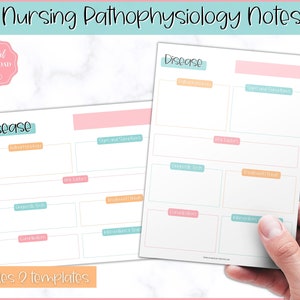 Disease Template, Nursing Patho Pathophysiology, Nurse Study Guide, Nursing School Student, Med Surg Brain Sheet, Disease Overview Printable