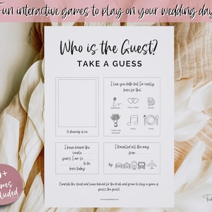 Wedding Games BUNDLE, 40 Wedding Table Games, Reception Party Games, I Spy Wedding Game, Crossword, Advice, Ice Breaker, Printable Games image 4