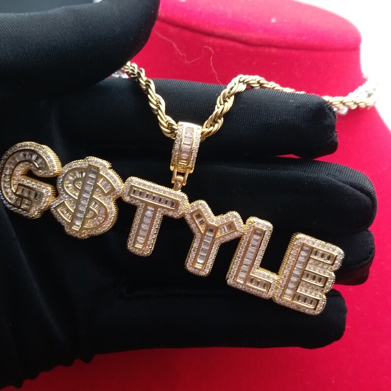 iced out letter chain iced out letter chain