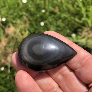 Celestial eye obsidian pebble 25 grams