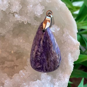 Charoite pendant