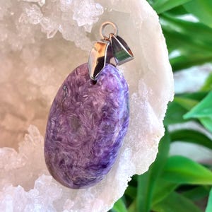 Charoite pendant