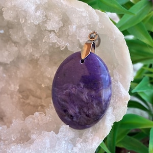 Charoite pendant
