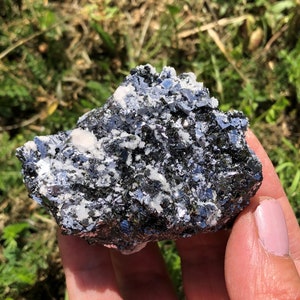 Calcite on galena 242 grams