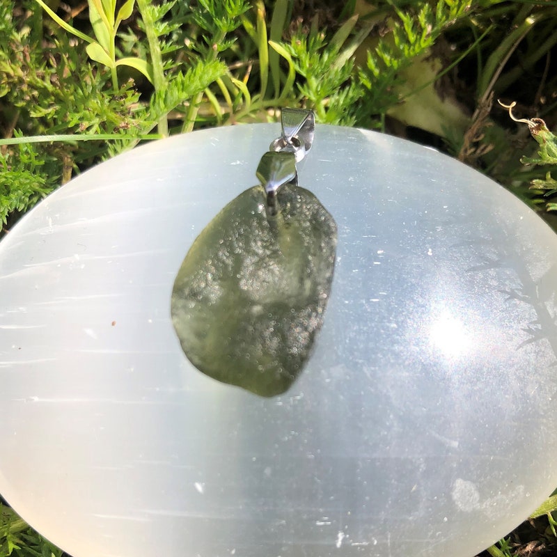 Moldavite Pierre Naturelle Certifiée Vu00e9ritable Moldavite Crue
