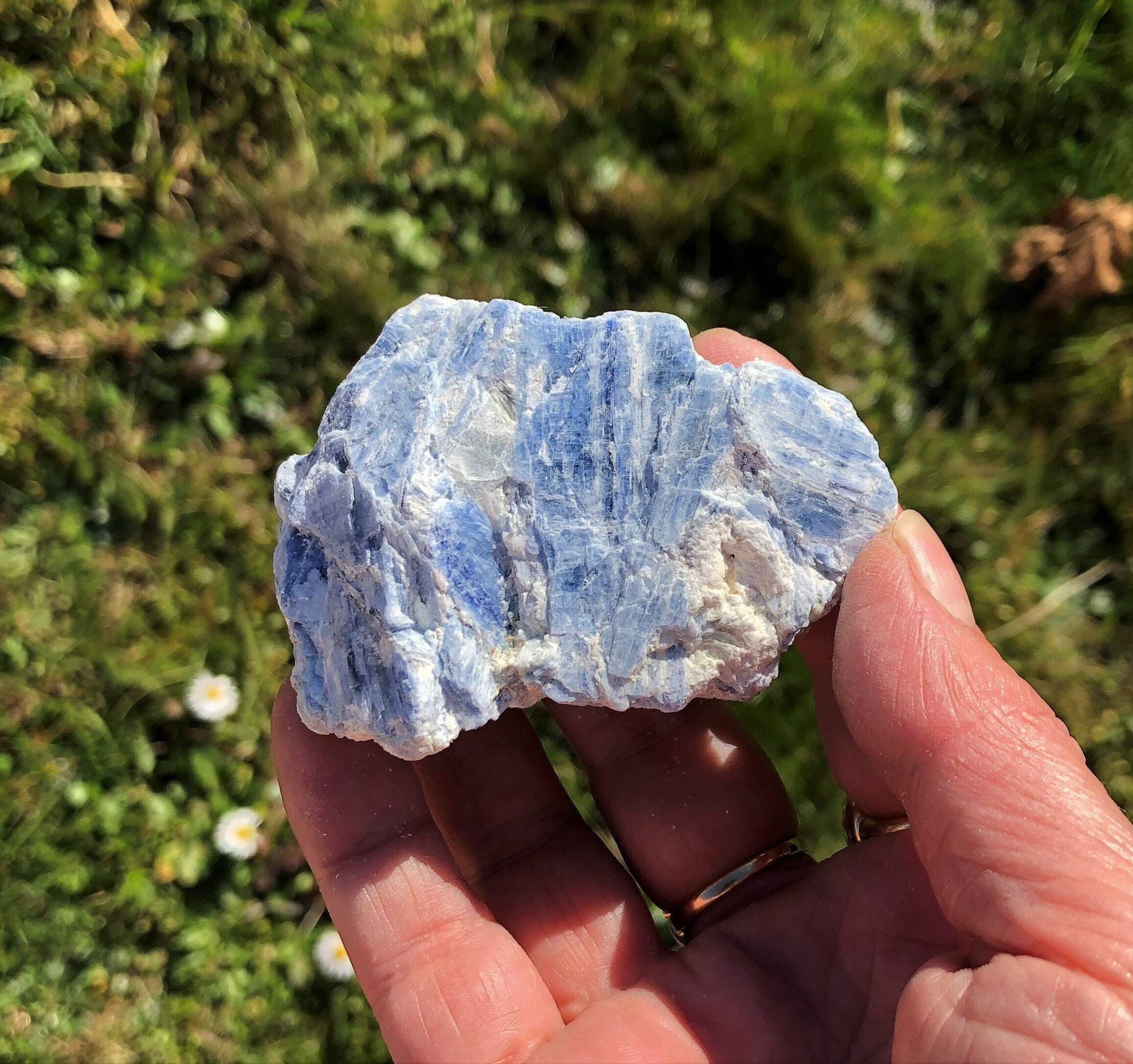 Disthène Cyanite Brute 123 Grammes