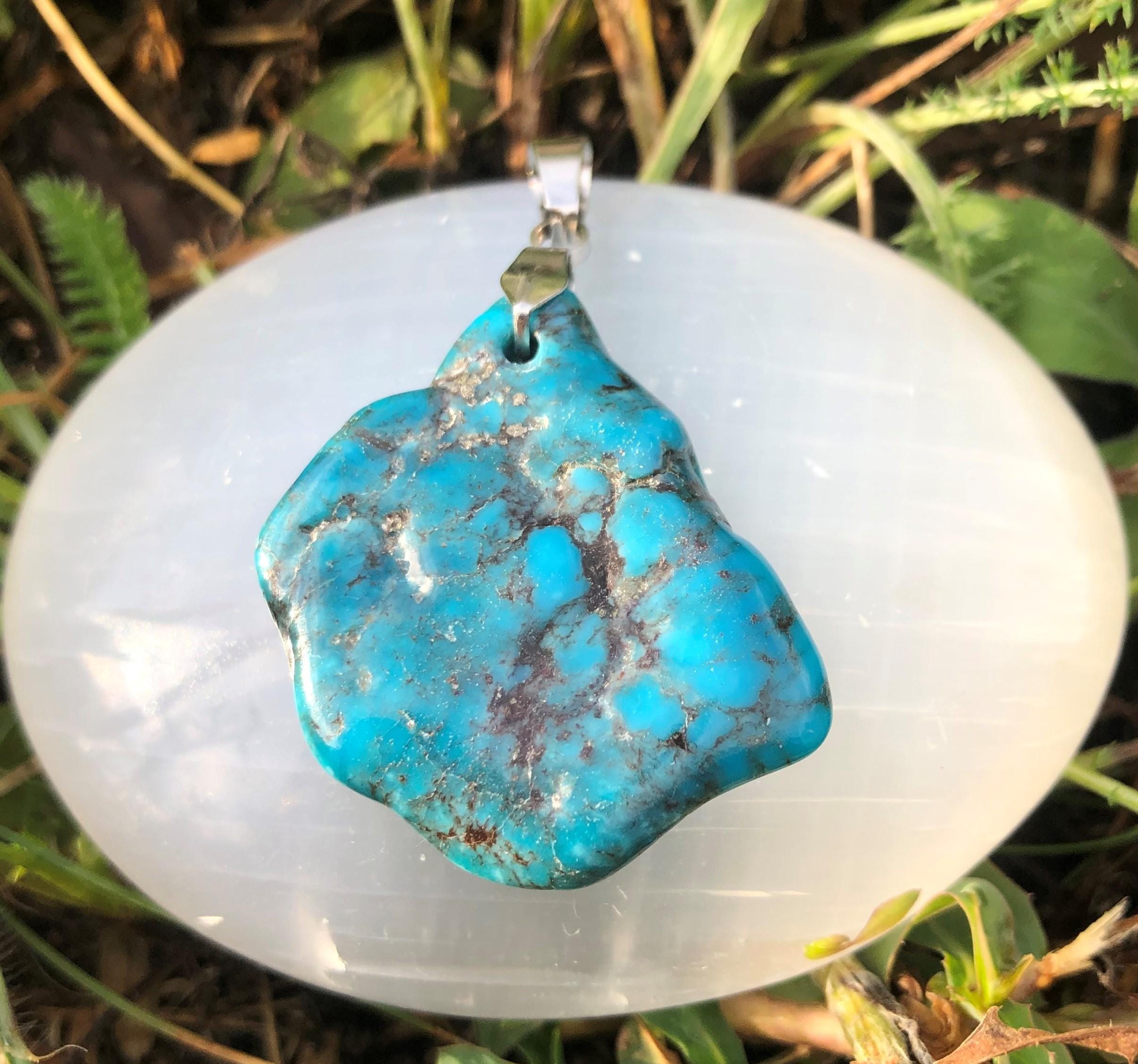 ターコイズ ペンダント 38.05 カラット - Etsy 日本