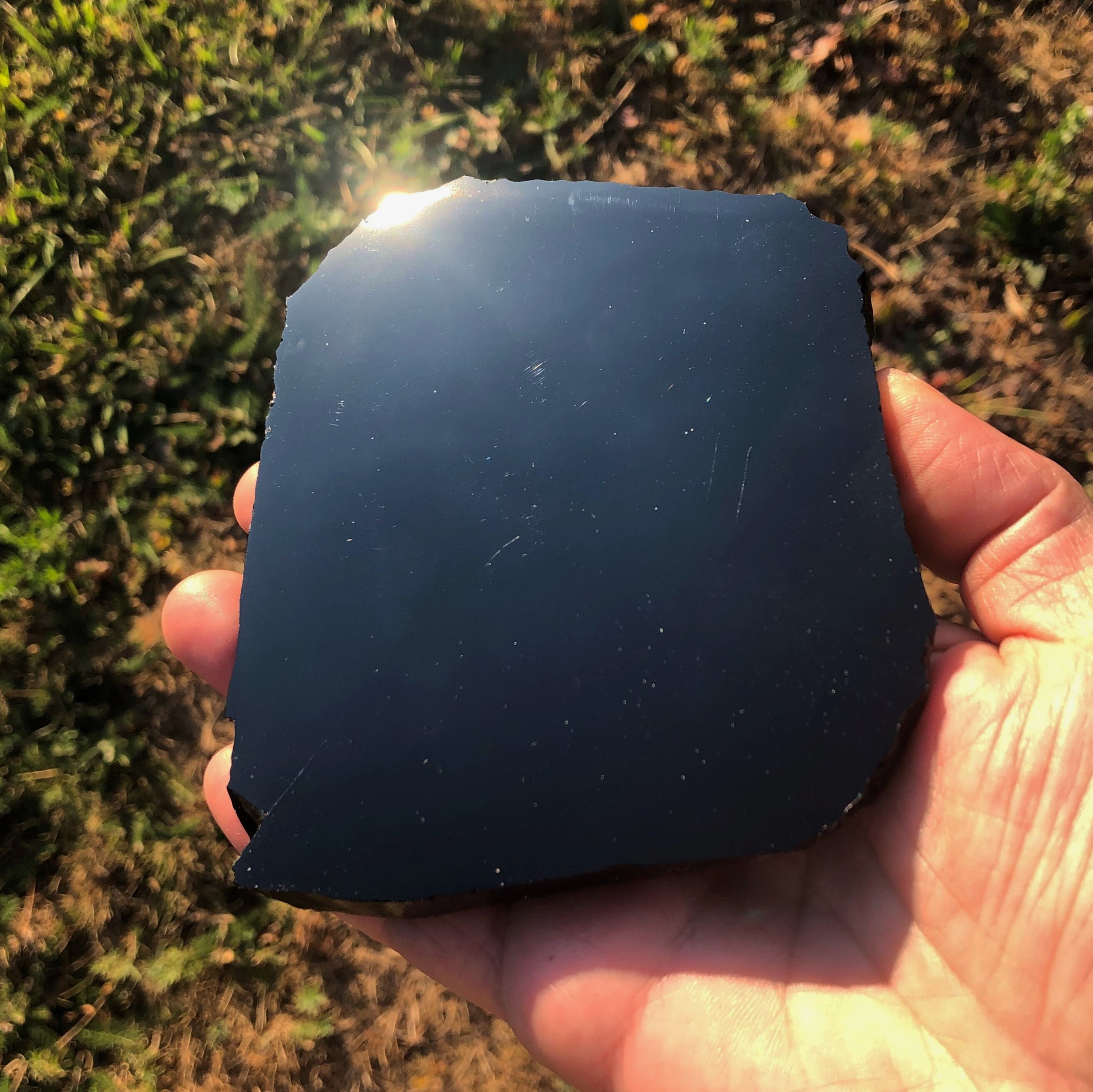 Obsidienne noire Miroir