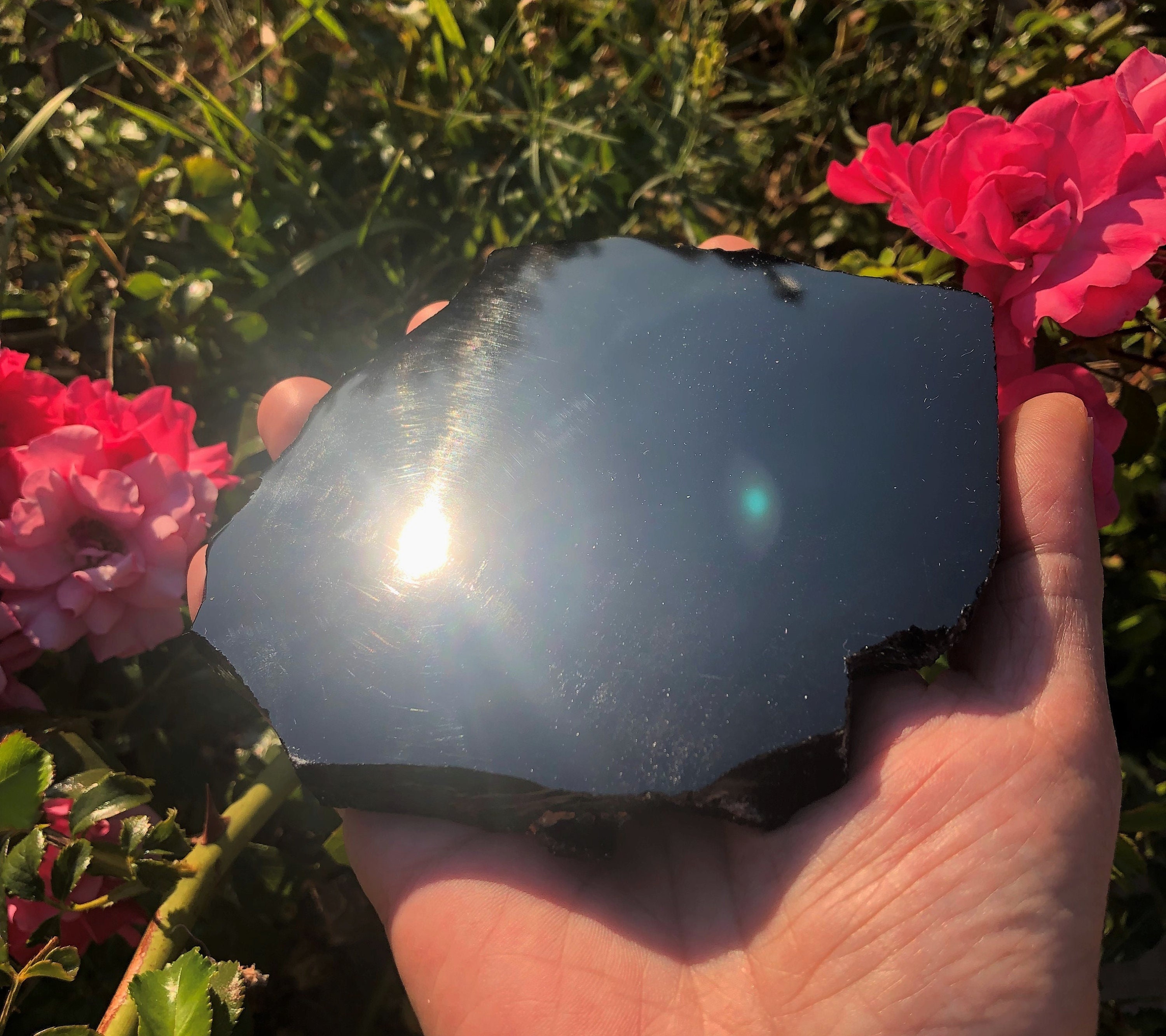 Obsidienne noire Miroir