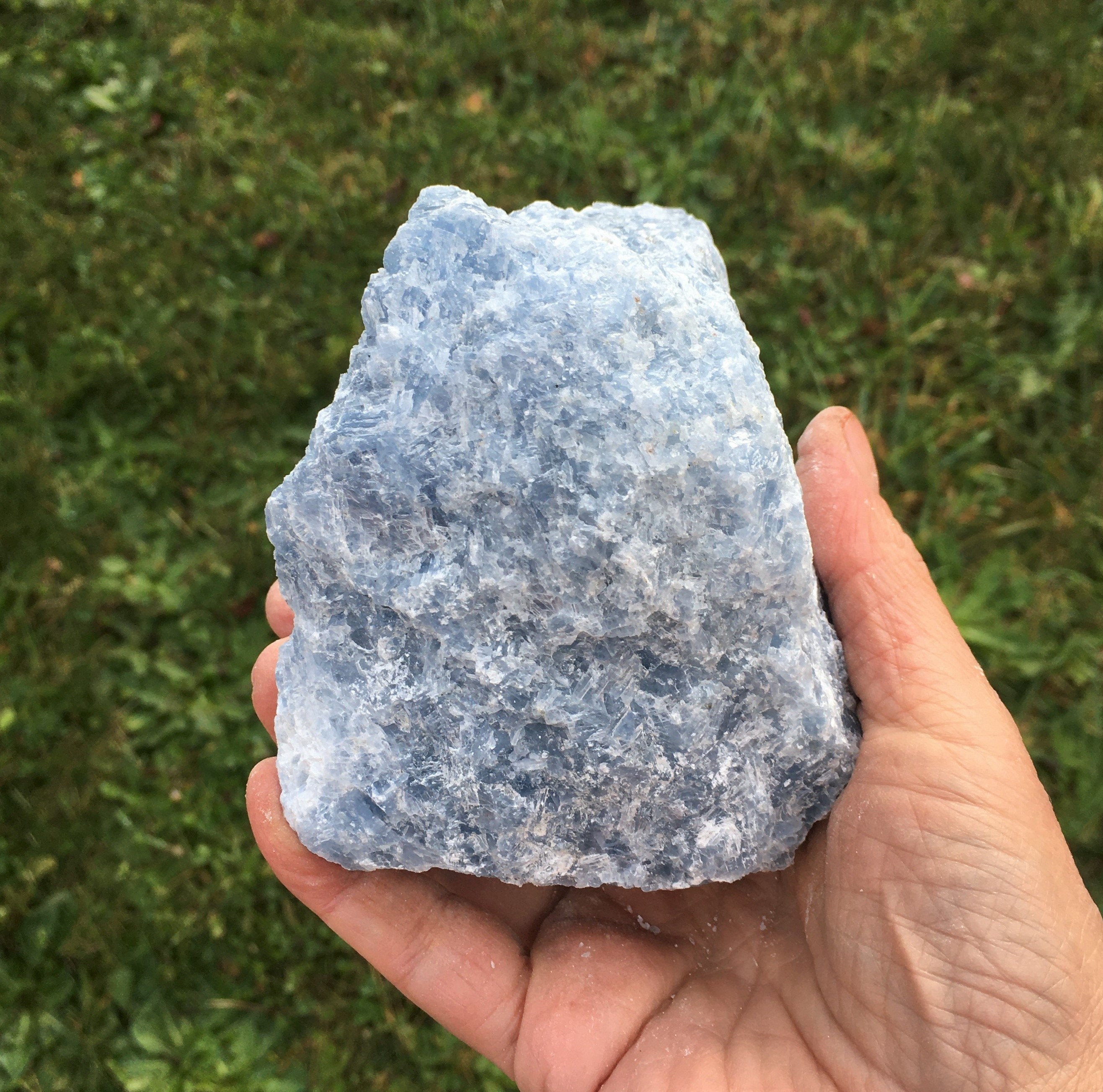 Calcite Bleue Brute 855 Grammes