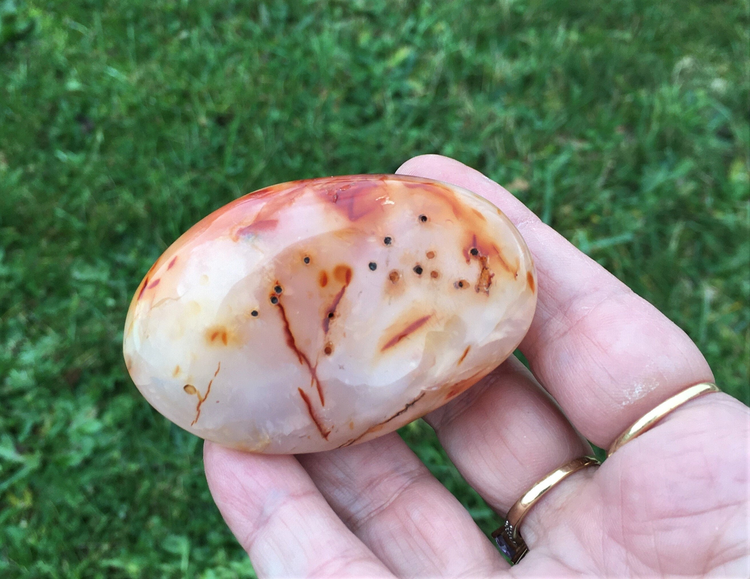 Galet Cornaline 94, 76 Grammes