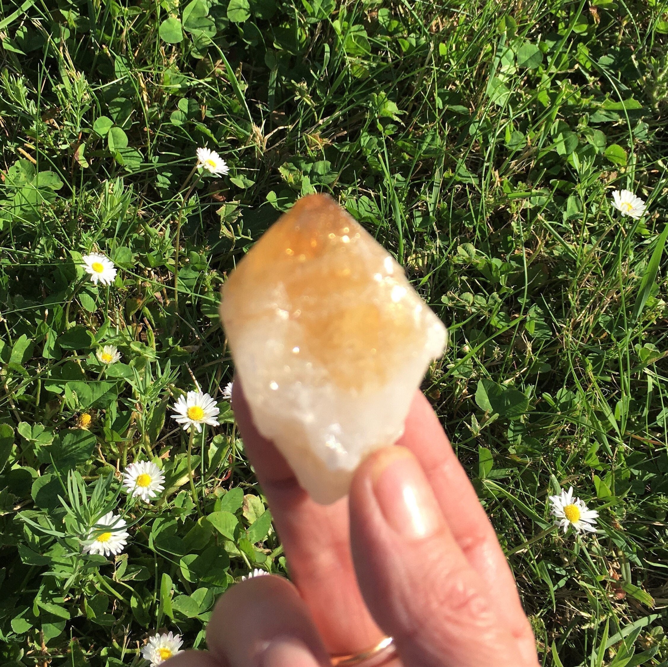 Pointe Citrine Brute 73, 13 Grammes