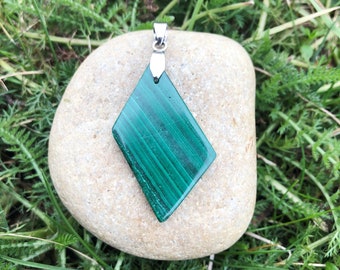 Malachite pendentif 30,9 carats