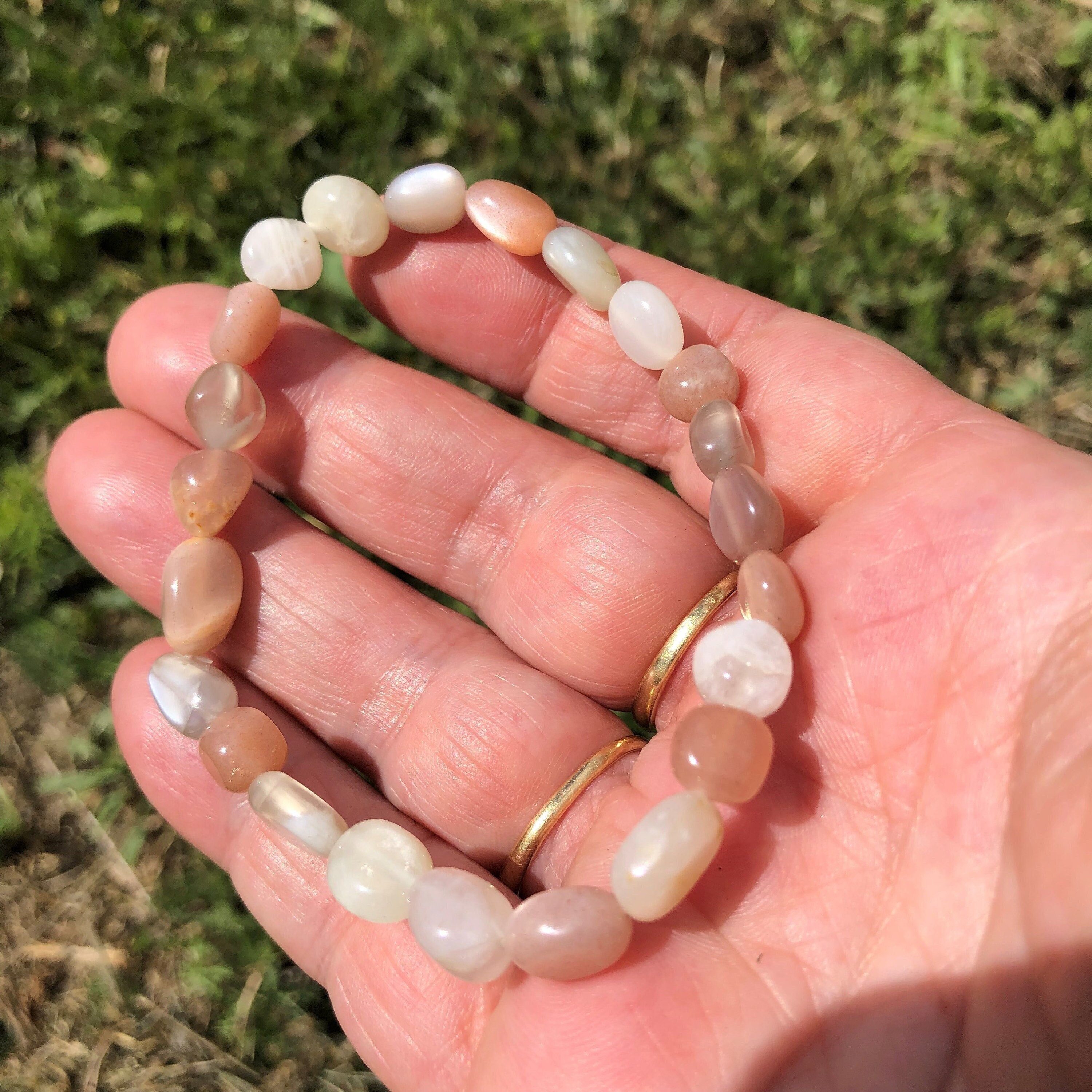 Adult Moonstone Bracelet - Etsy 