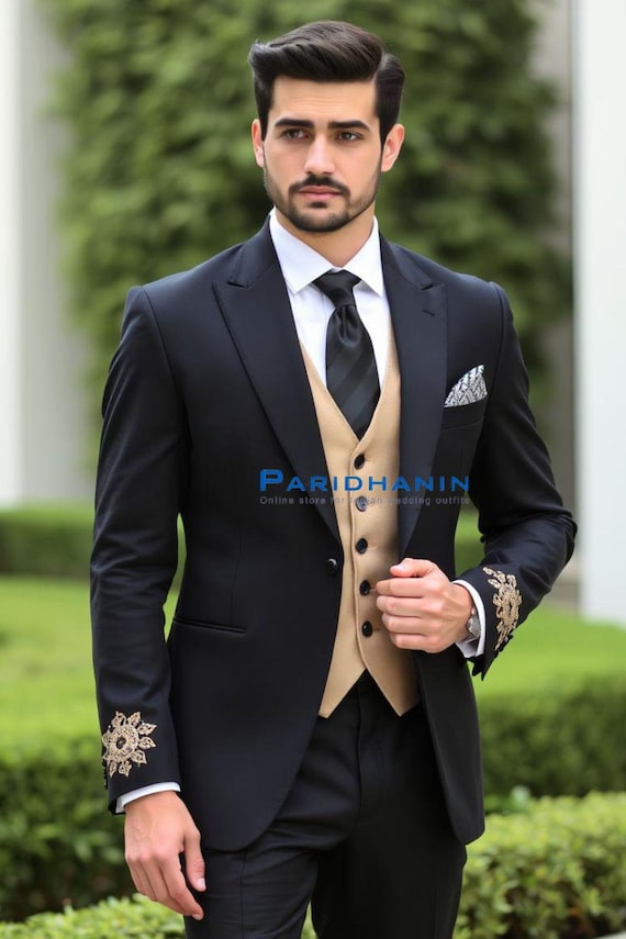 Stylish men's wedding attire deals