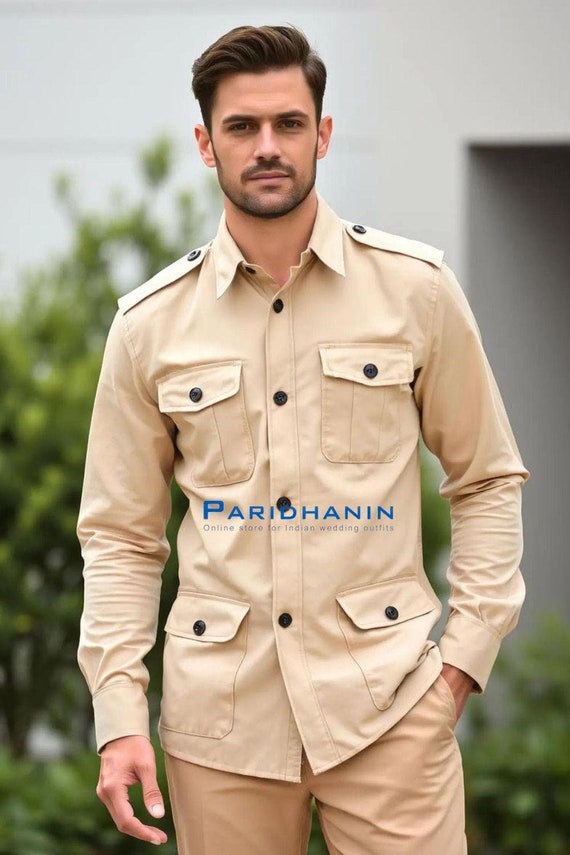 Military style dress shirt hotsell