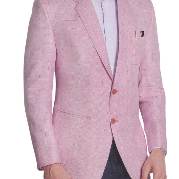 Mens Pink Sport Coat Etsy