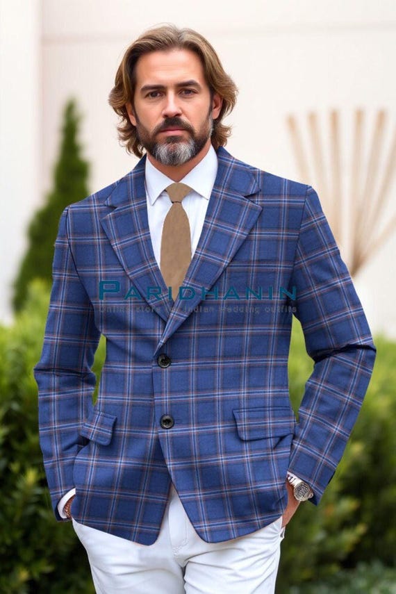 Mens Casual Blazer Sport Coat Two Buttons Lightweight Regular Fit - Knitted Blazer And Casual Blazer Price