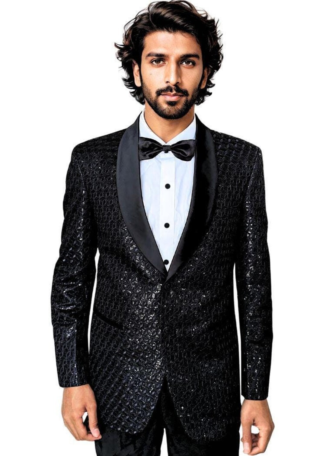Men's Tuxedos Fashion Formal Black Longer Fashion Zoot Suit main image 1