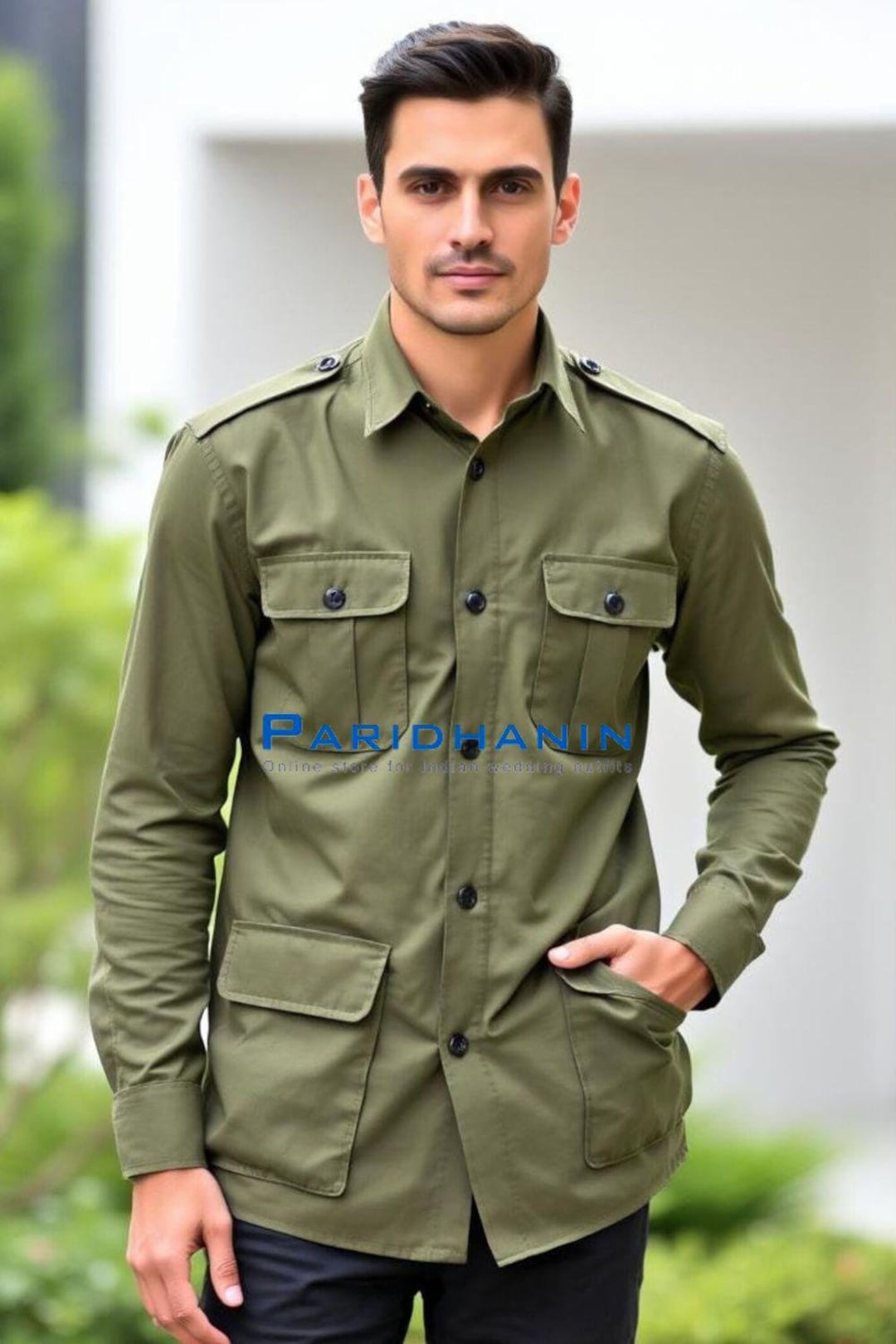 Jeans Camisa Verde Militar Hombre Outfit Camisa Verde Combinar Polo Verde  Militar Hombre Olive Green Jeans, image size:1080x1620