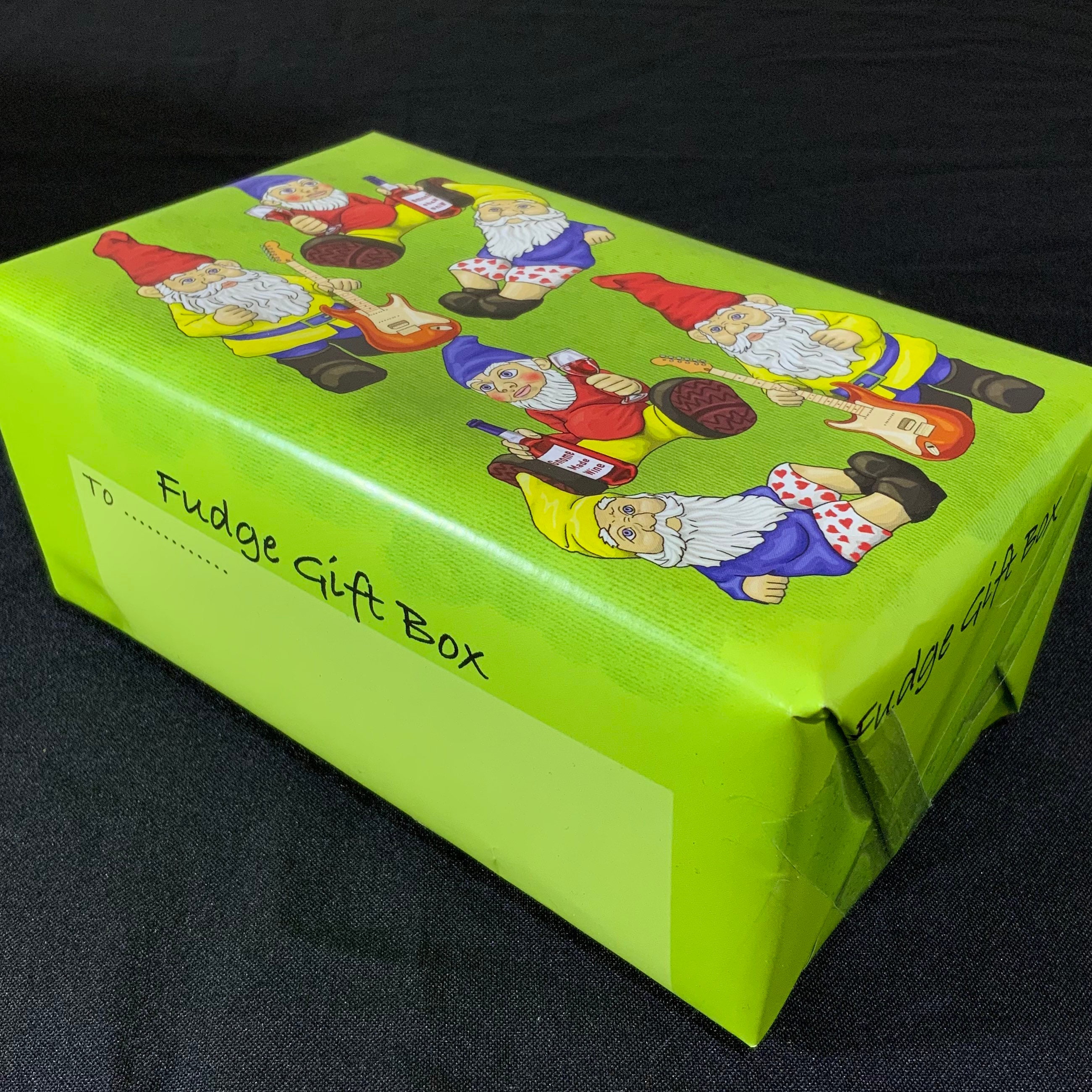 Fudge Gift Box Gnomes personalised 5 flavours hand made Etsy
