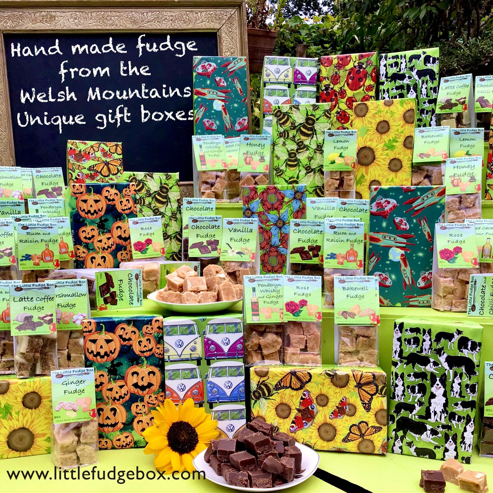 Mothers Day Fudge Gift Box Rose & Passionflower Etsy UK