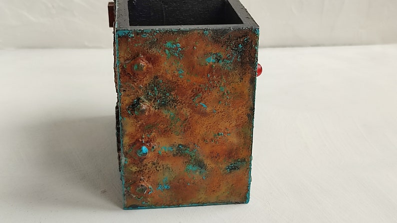 Handmade Wooden Industrial Rust Box - Etsy