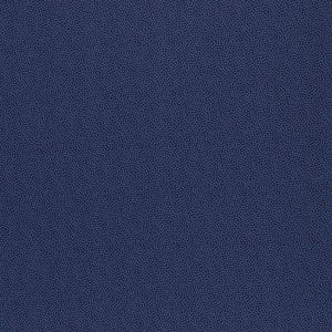 Könnte beinhalten: Nahaufnahme eines marineblauen Stoffes mit strukturierter Oberfläche. Die Textur wird durch ein Muster aus kleinen, gleichmäßig verteilten Punkten erzeugt, was dem Stoff einen einzigartigen visuellen Reiz verleiht. Die Farbe ist ein tiefes, sattes Marineblau.