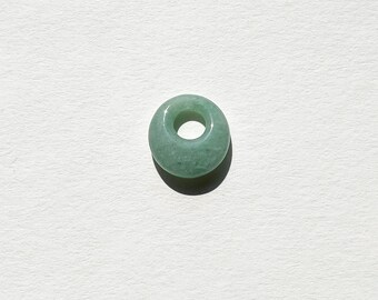 Creoles pendant green aventurine Creoles pendant for large creoles Gold Vermeil Creoles Studio Nonna