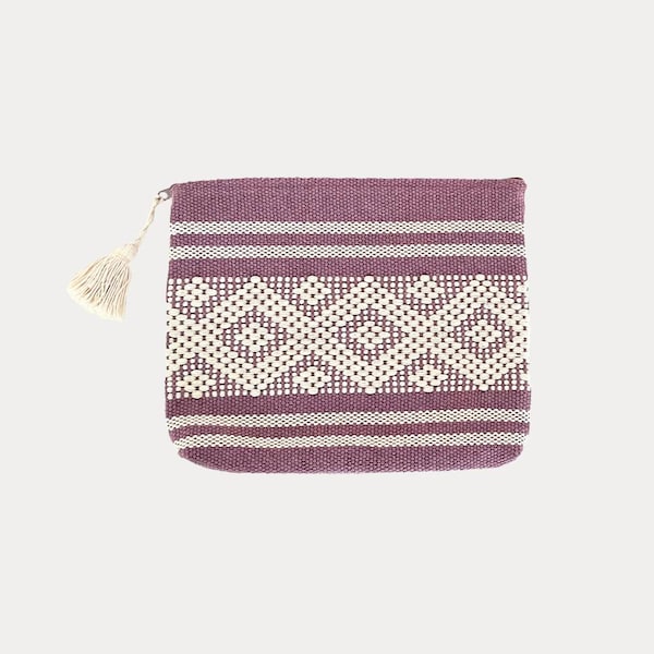 makeup bag toiletry bag pencil case mexican style 100% handwoven cosmetic special gift idea for mom