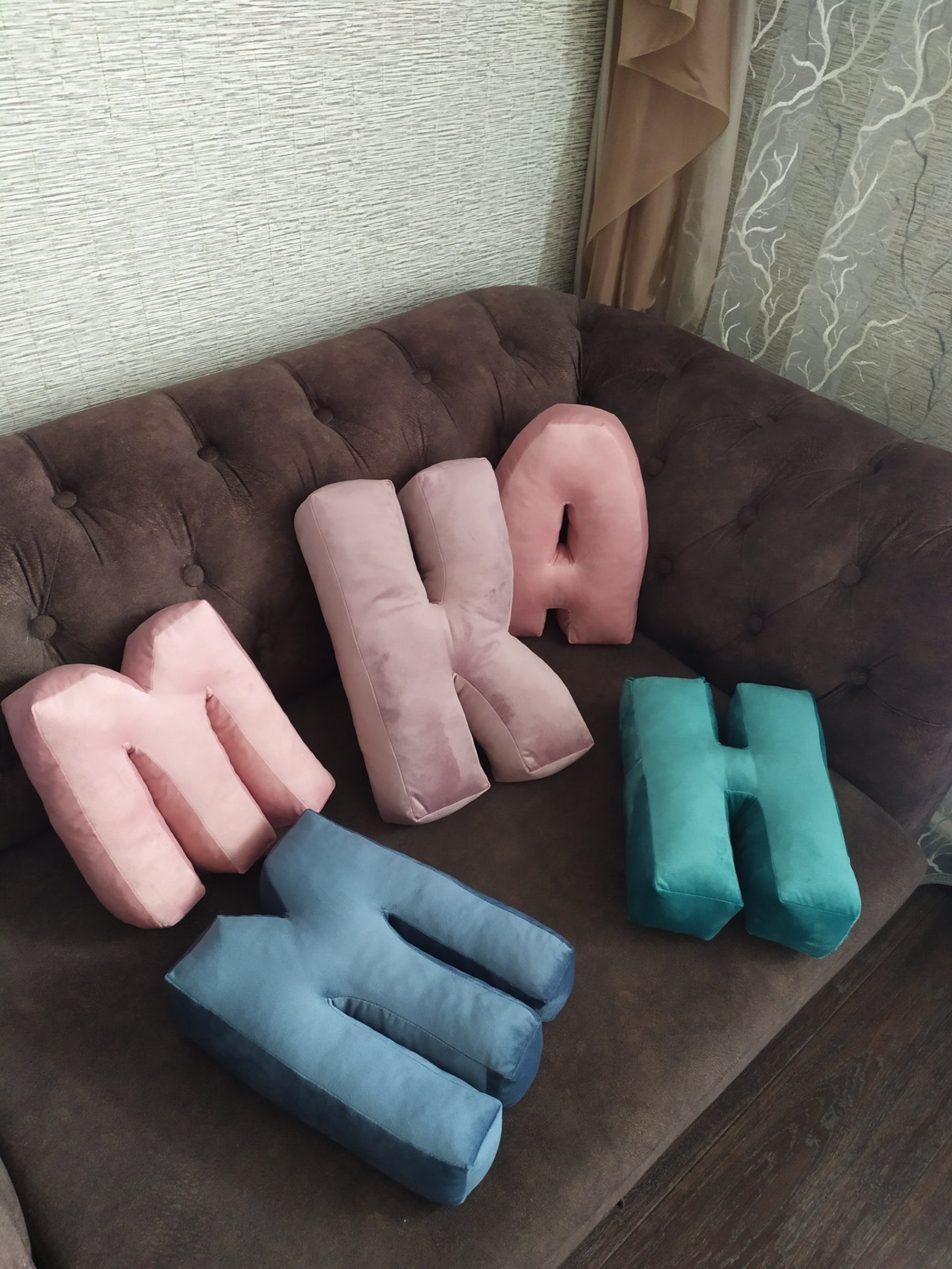 Velvet Letter/Letter pillow/Number pillow/Letter Etsy