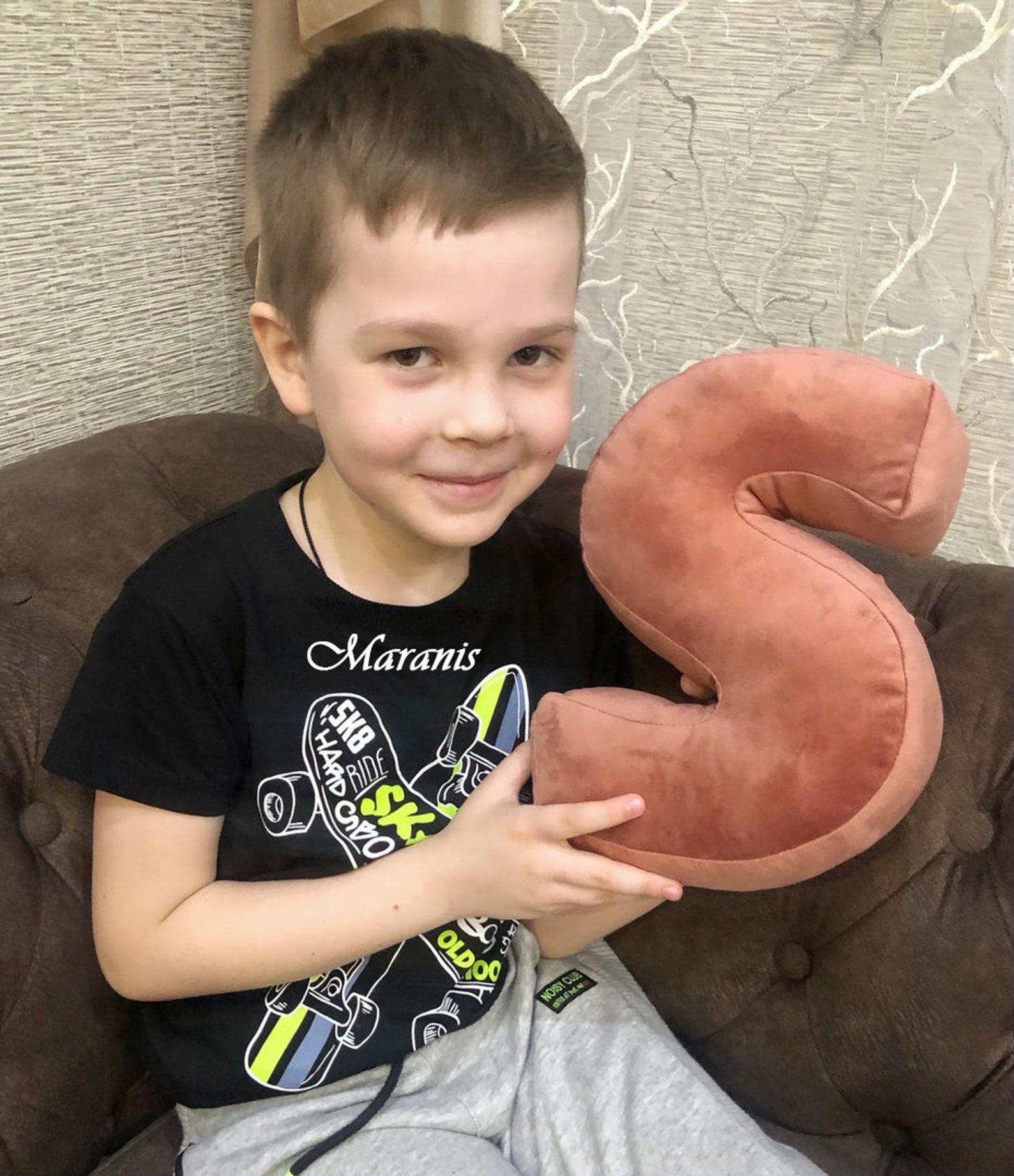 Velvet Letter/Letter pillow/Number pillow/Letter Etsy