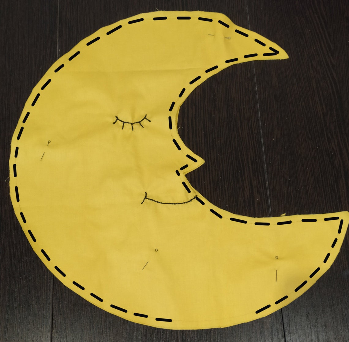 Moon pillow pattern Crescent pillow moon cushion Crescent Etsy