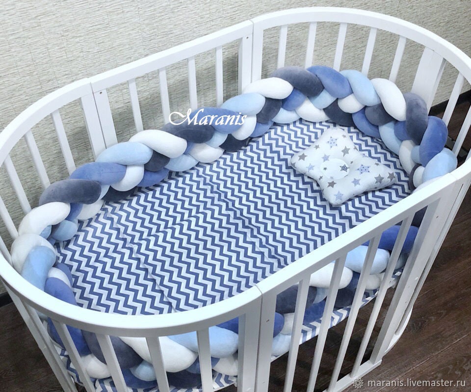 oval crib bumper