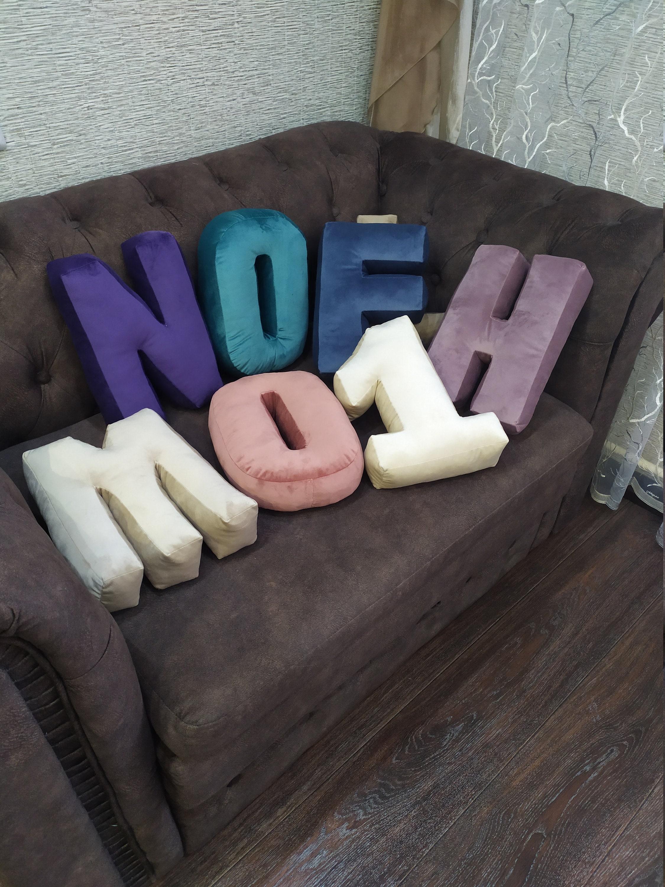 Velvet Letter/Letter pillow/Number pillow/Letter Etsy
