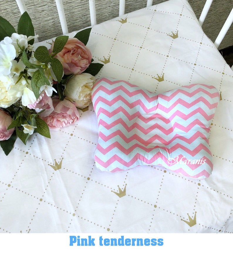 Baby cot cusion Crib baby pillow Head pillow baby Pillow Etsy