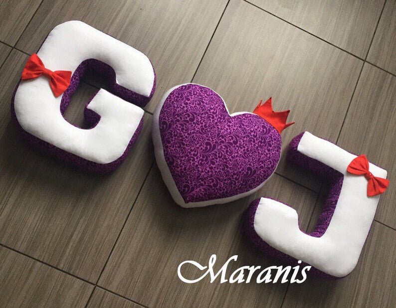 Alphabet pillow sewing pattern Alphabet pillow pattern Etsy