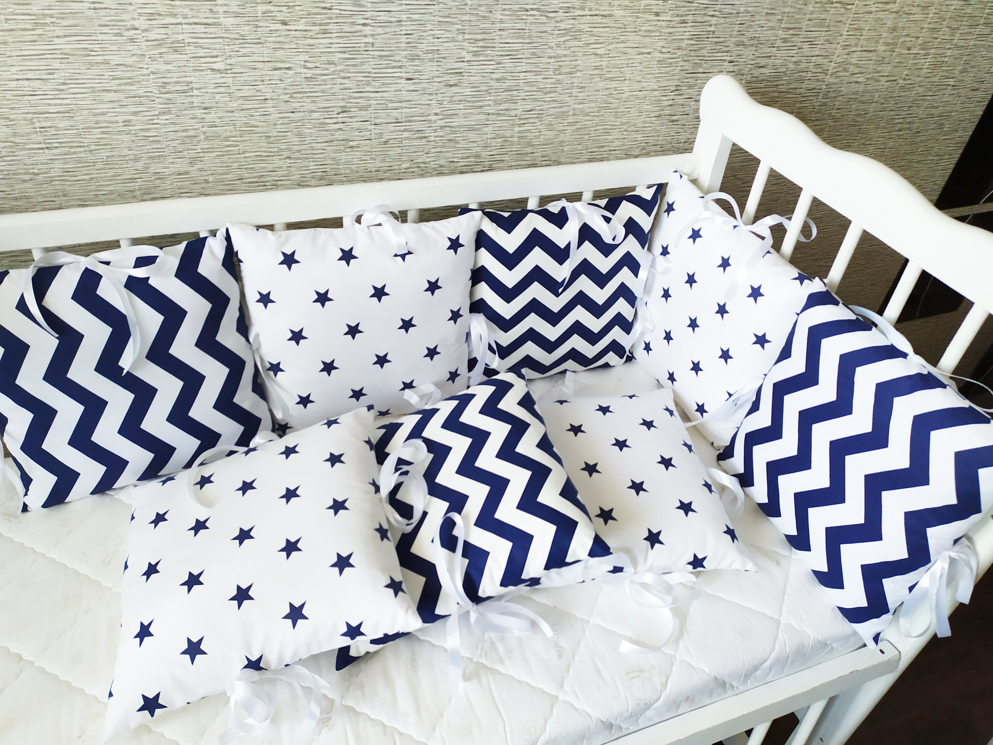 Cot bumper pattern Diy toddler bed bumper pillow Bumper Etsy