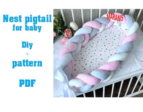 braided cot bumper diy