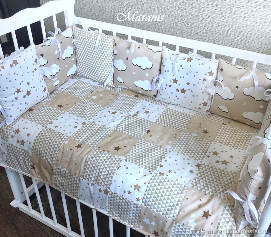 Bumpers pillows bumpers for cribs bumpers in the Etsy