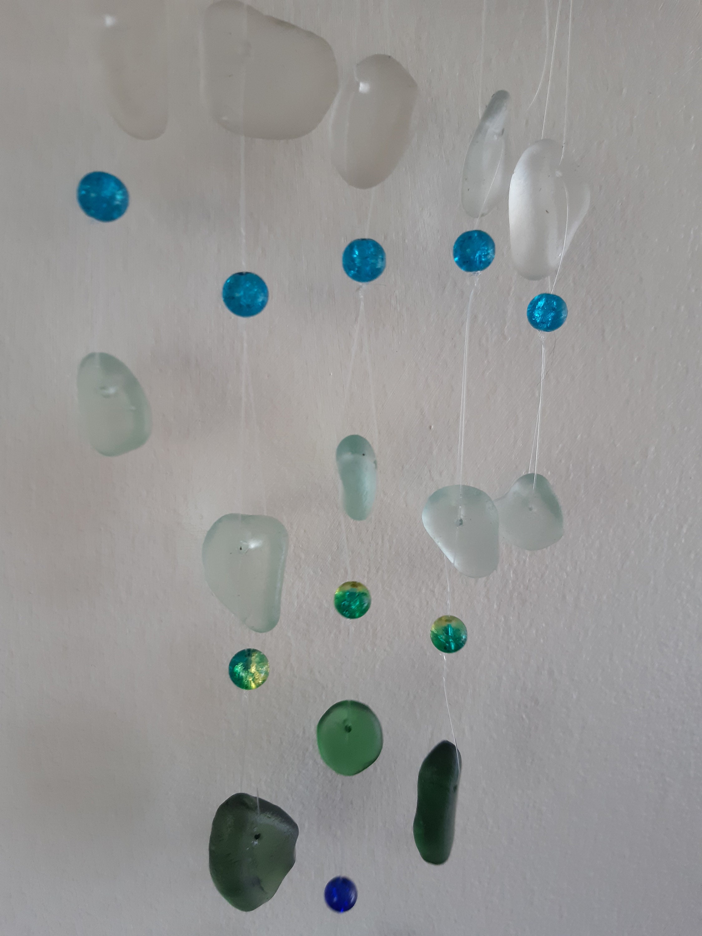 Sea Glass Mobile Etsy