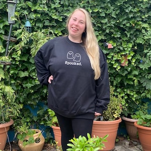 Spooked Halloween jumper, sweatshirt, gifts for him, gifts for her