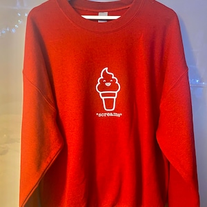 Ice cream jumper, sweatshirt, unisex clothing, gifts for him, gifts for her