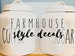 Rae Dunn Skinny Style Decals | Farmhouse Style Letters Custom Labels |  Kitchen Decor | DIY Farmhouse Decor | Organization Pantry Labels | 