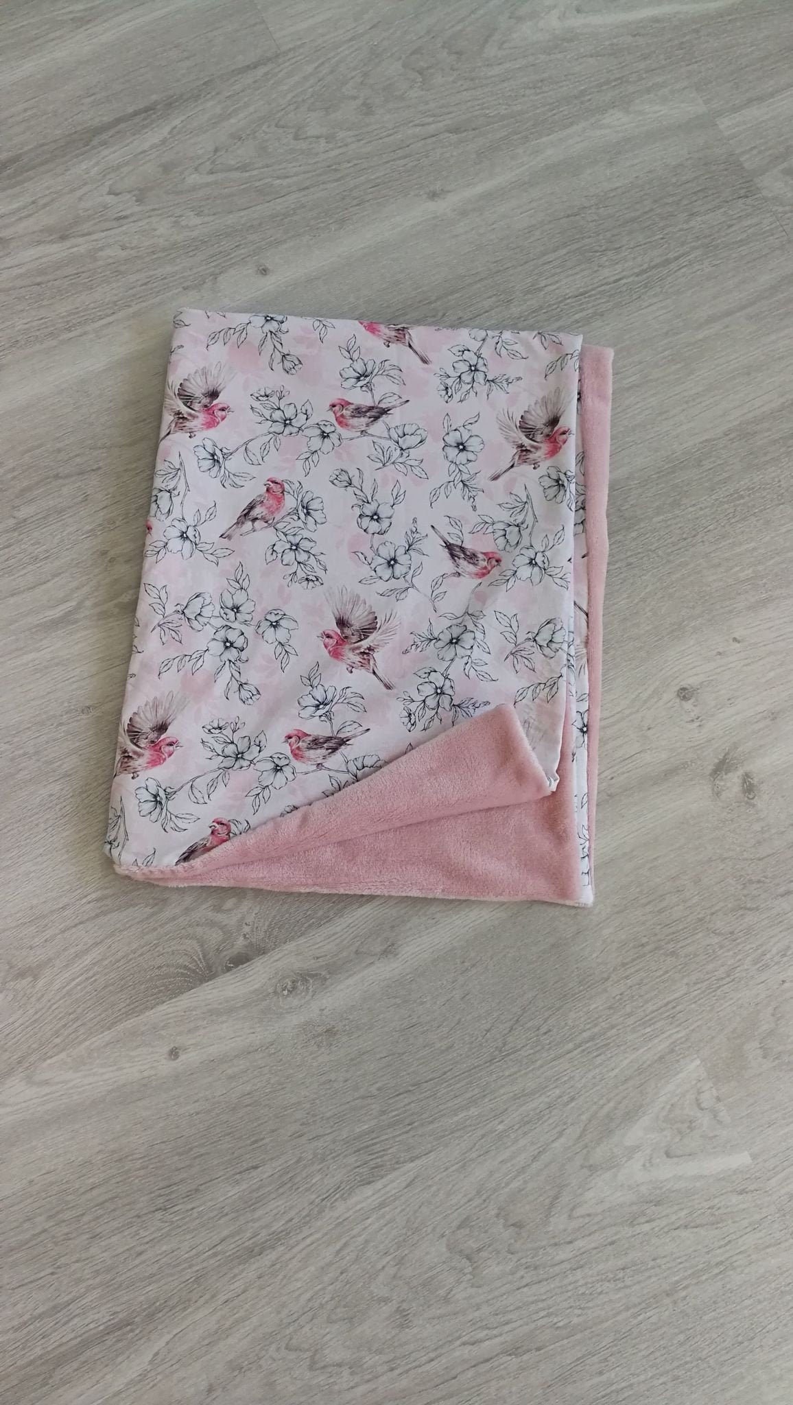 Couverture Bébé Petits Oiseaux