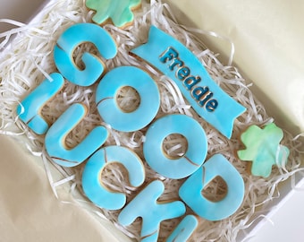 Good luck personalised cookies | Good Luck gift| Best of luck | New job gifts | Exam| Driving test | Job Interview| Leaving presents