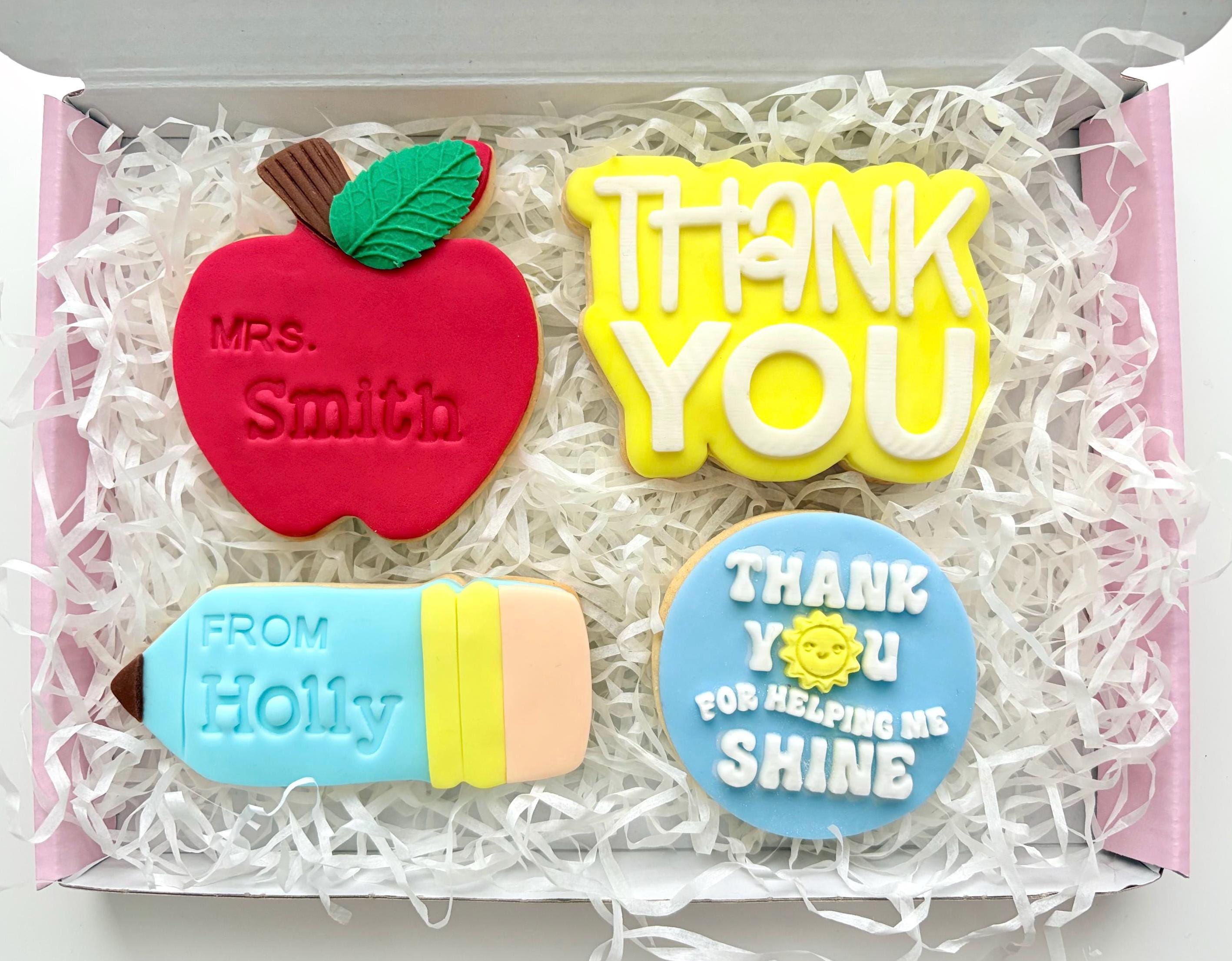 Teacher Gift | End of Term Thank You Teacher Cookies| Thank You