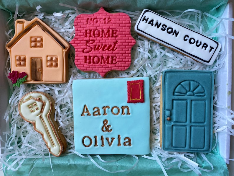 New Home Cookies | Housewarming Cookies | Housewarming gifts |New home biscuits|New home gifts|New home gift|New home biscuits|New home| 