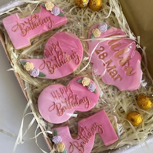 Birthday cookies | Birthday biscuits | birthday present for her | Birthday present for him | Birthday gift | Birthday treat | Happy Birthday image 5