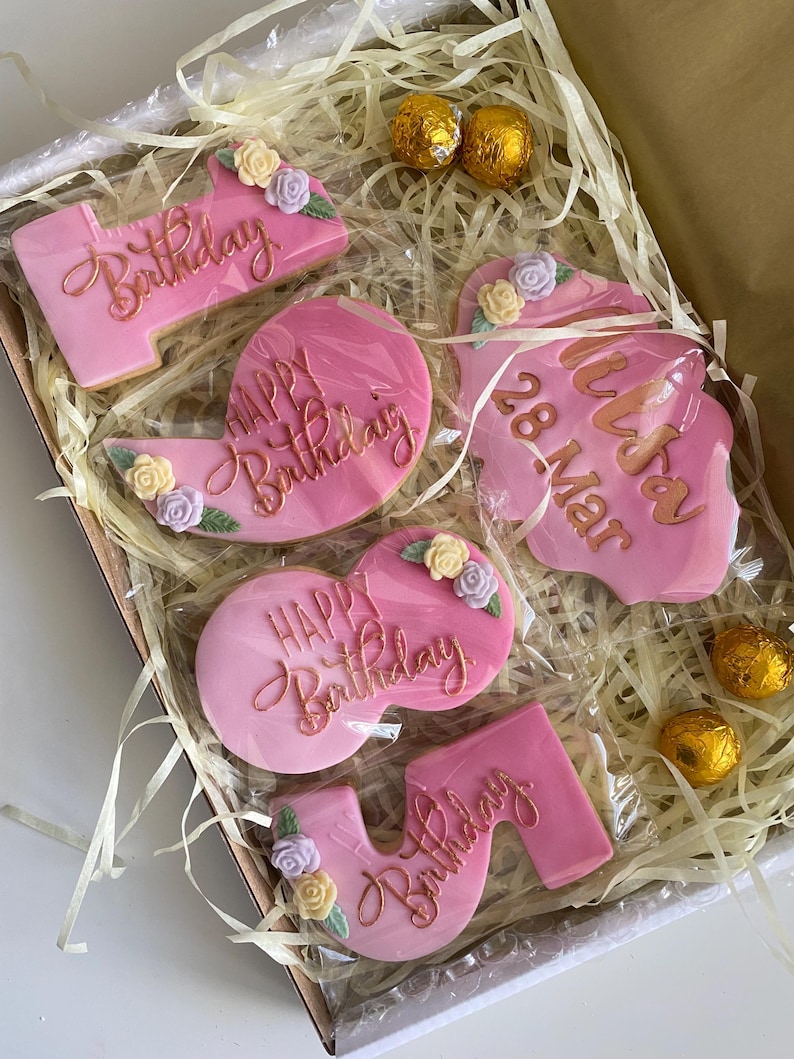 Birthday cookies | Birthday biscuits | birthday present for her | Birthday present for him | Birthday gift | Birthday treat | Happy Birthday image 5
